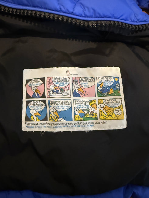Moncler Morandieres Jacket Size 3 Electric Blue