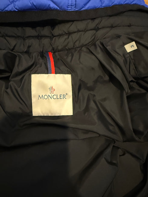Moncler Morandieres Jacket Size 3 Electric Blue