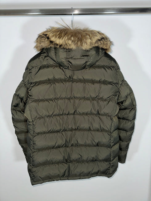 Moncler Cluny jacket size 6 olive green