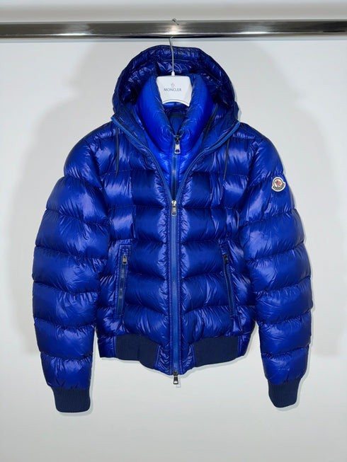 Moncler Marque Jacket size 2 electric blue