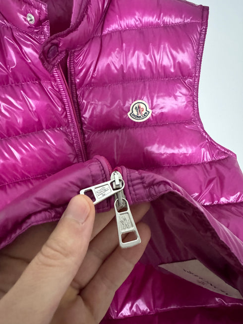 Moncler Gui Gilet Size 1 Pink