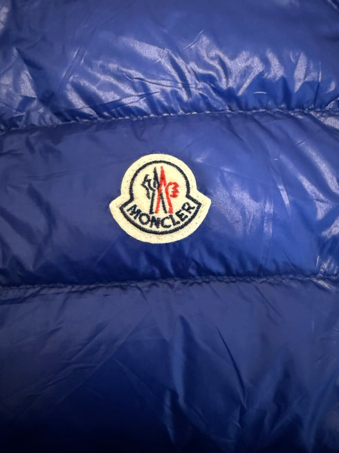 Moncler Gui Gilet Size 2 (S) - Electric Blue
