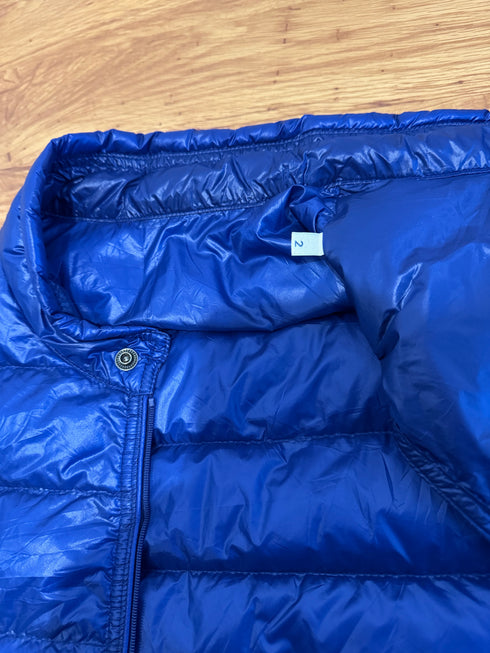 Moncler Gui Gilet Size 2 (S) - Electric Blue