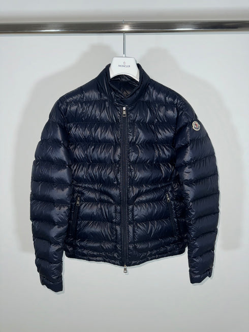 Moncler Acorus Jacket Size 4 Navy Blue