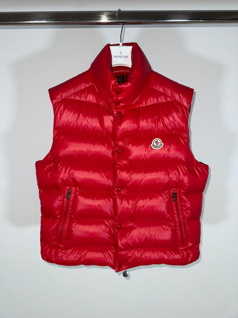 Moncler Tib Gilet Size 2 Red