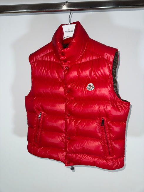 Moncler Tib Gilet Size 2 Red