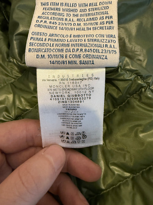 Moncler Daniel Jacket - Size 2 (S) - Green