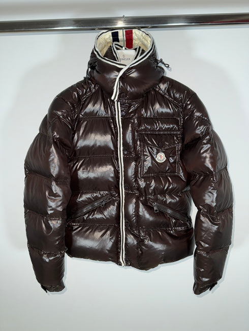 Moncler Branson Jacket Size 3 Chocolate Brown