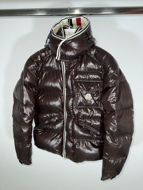 Moncler Branson Jacket Size 3 Chocolate Brown