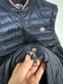 Moncler Maglia Gilet Size M (fits S) Navy Blue