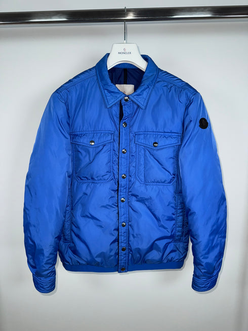 Moncler Erault Jacket - Size 4 (L) - Electric Blue