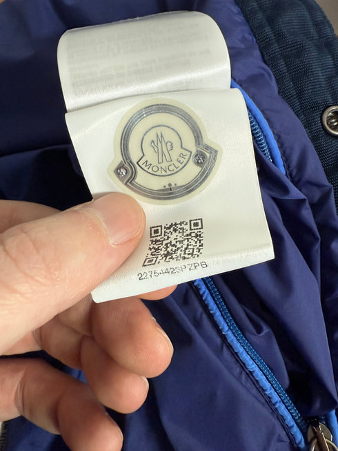 Moncler Erault Jacket - Size 4 (L) - Electric Blue