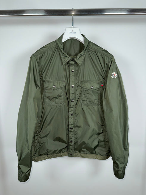 Moncler Trionphe Jacket Size 6 Olive Green