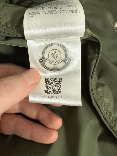 Moncler Trionphe Jacket Size 6 Olive Green