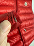 Moncler Gui Gilet Size 2 Red