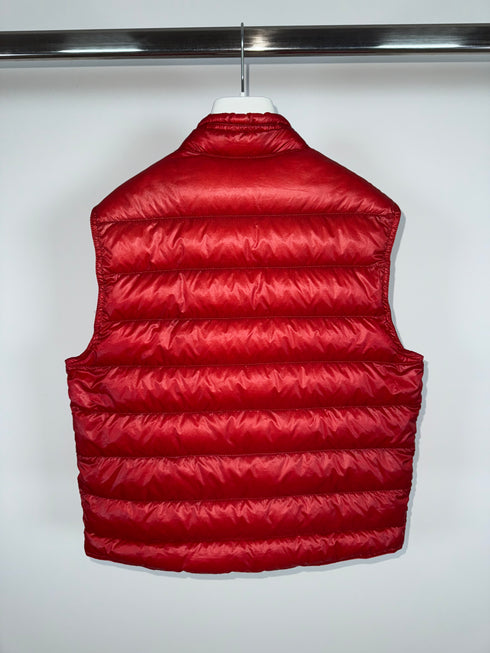 Moncler Gui Gilet Size 2 Red