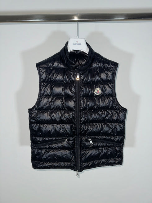 Moncler Gui Gilet vest Size 2 Black