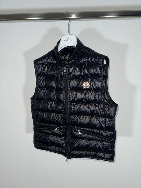 Moncler Gui Gilet vest Size 2 Black
