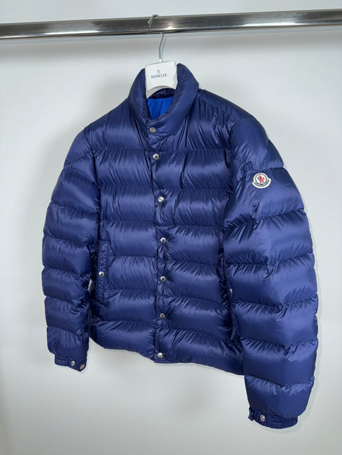 Moncler Piriac Jacket Size 4 Navy Blue