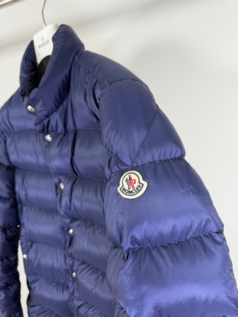 Moncler Piriac Jacket Size 4 Navy Blue