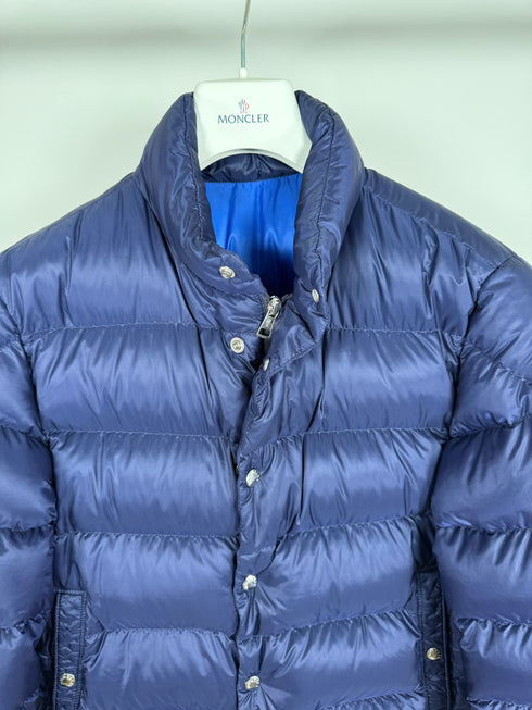Moncler Piriac Jacket Size 4 Navy Blue