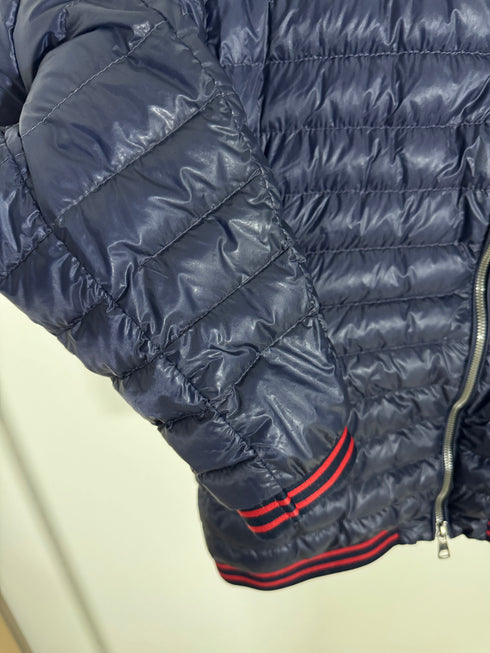 Moncler David Jacket Size 2 Navy Blue