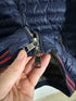 Moncler David Jacket Size 2 Navy Blue