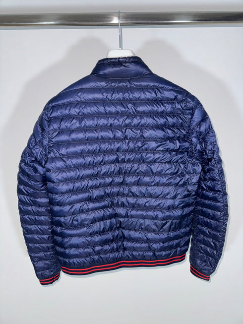 Moncler David Jacket Size 2 Navy Blue