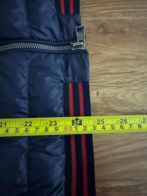 Moncler David Jacket Size 2 Navy Blue