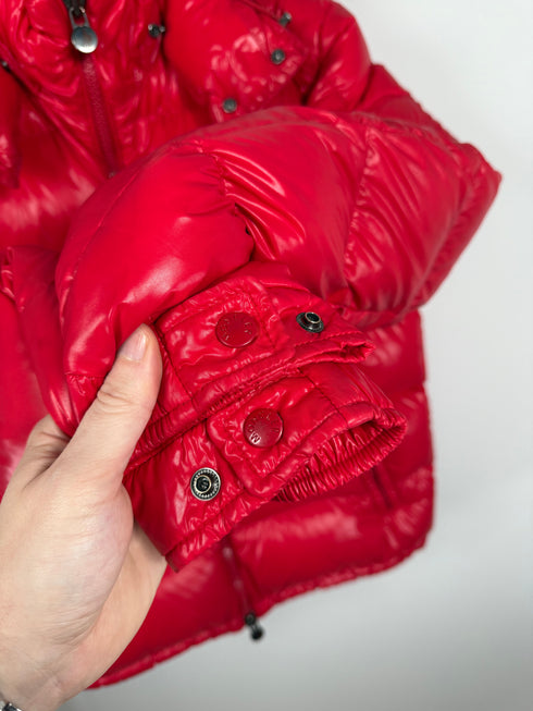 Moncler Maya Jacket Size 2 Red