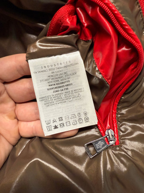 Moncler Maya Jacket Size 2 Red