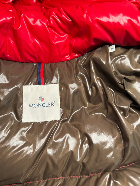 Moncler Maya Jacket Size 2 Red