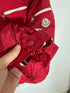 Moncler Thym Jacket Size 6 Red