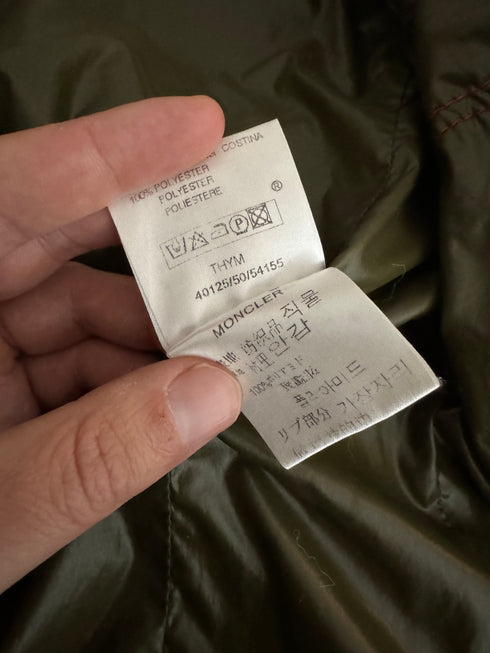 Moncler Thym Jacket Size 6 Red