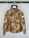 Moncler Chardon Jacket Size 4 Tan/Brown Camo