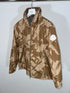 Moncler Chardon Jacket Size 4 Tan/Brown Camo