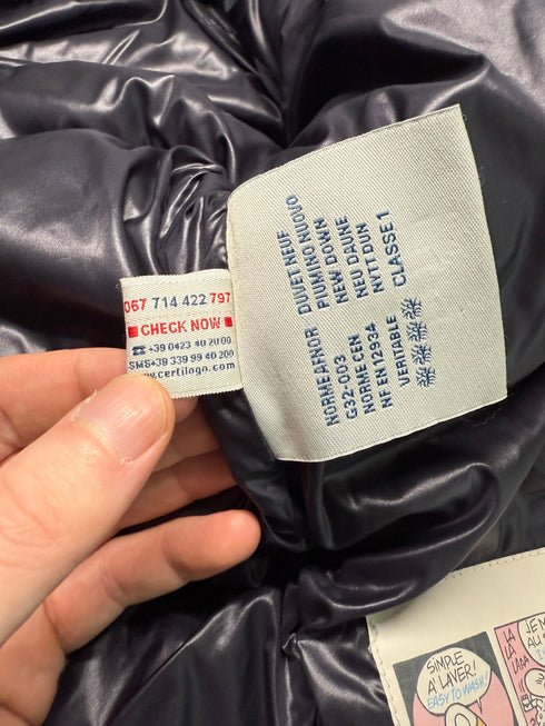 Moncler Canut Jacket Size 3 Navy Blue