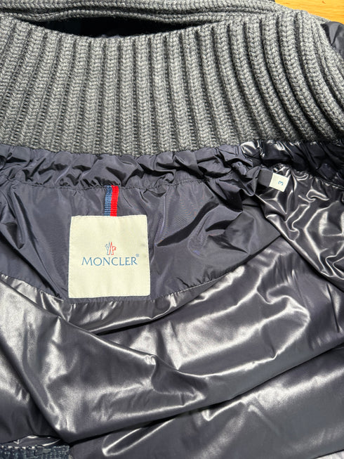 Moncler Canut Jacket Size 3 Navy Blue