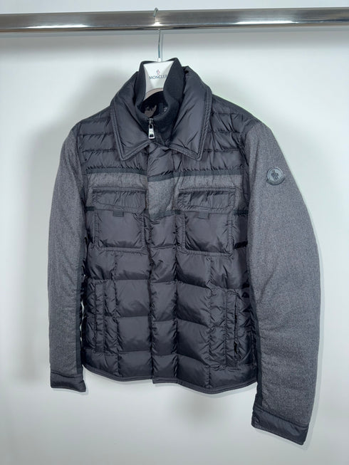 Moncler Blais Jacket Size 2 Dark Grey
