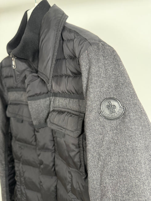 Moncler Blais Jacket Size 2 Dark Grey