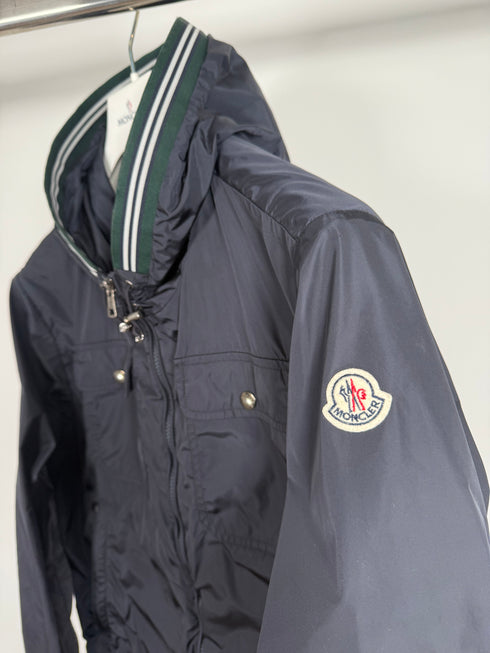 Moncler Jeanclaude Jacket Size 2 Navy Blue
