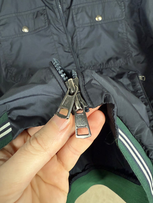 Moncler Jeanclaude Jacket Size 2 Navy Blue