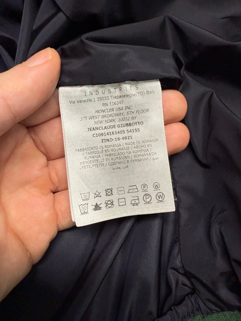 Moncler Jeanclaude Jacket Size 2 Navy Blue