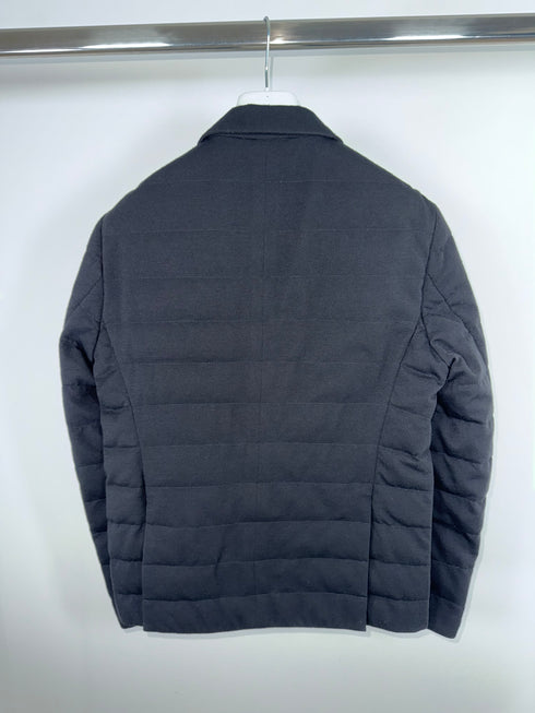 Moncler Giacca Wool Blazer Size 3 Black
