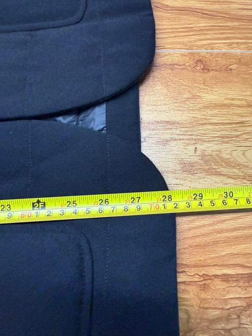 Moncler Giacca Wool Blazer Size 3 Black