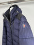 Moncler Soulare Jacket Size 3 Navy Blue
