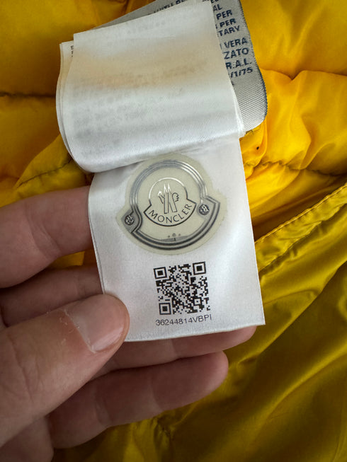 Moncler Mir Jacket Size 2 Beige/Yellow