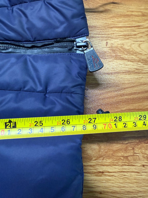Moncler Soulare Jacket Size 3 Navy Blue