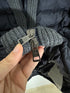 Moncler Canut Jacket Size 2 Navy Blue