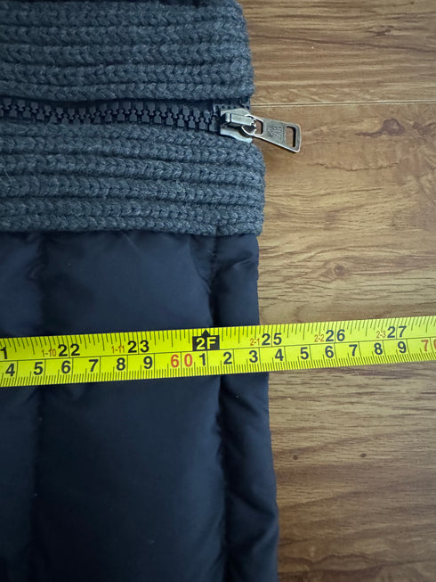 Moncler Canut Jacket Size 2 Navy Blue